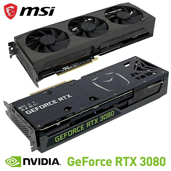 MSI NVIDIA GeForce RTX3080 10GB GDDR6X メモリ バルク品 パッ...