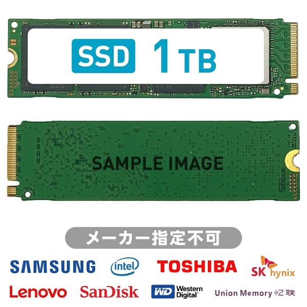 SSD 1TB 1024GB M.2 M Key 2280 メーカー指定不可 特価品 内臓SSD バ...