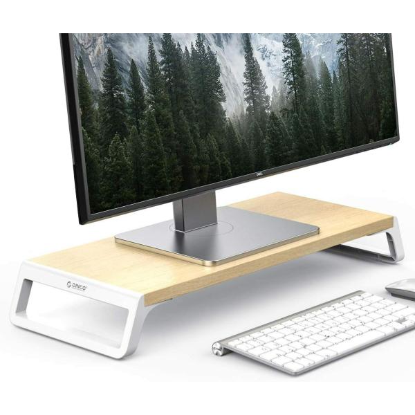 ORICO HSQ-M1-WD モニター台 ラック スタンド ディスプレイ 台 木目 ウッド HSQ...