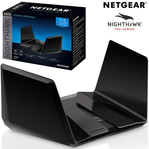 NETGEAR RAX200-100JPS Nighthawk AX12 RAX200 AX1100...