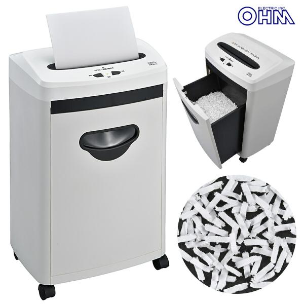 オーム電機 SHR-M70S 静音 マイクロ シュレッダー 17L 最大細断枚数 7枚  A4 業務...
