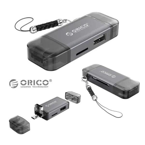 【処分特価】 ORICO 2CR61 カードリーダー 6in1 USB Type-A Type-C ...
