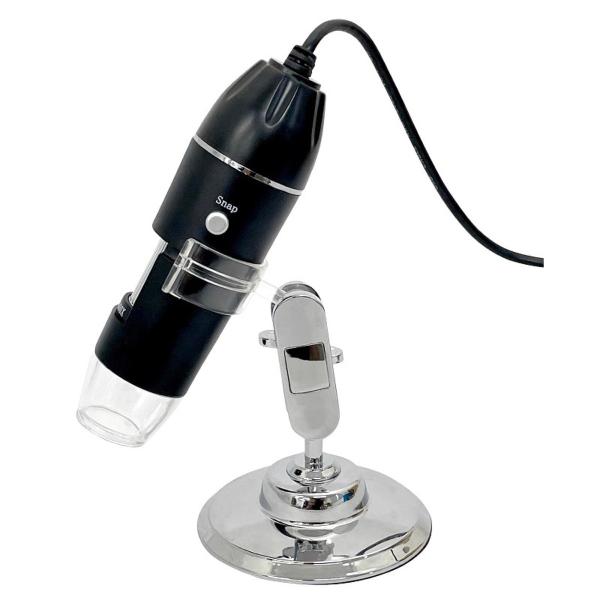 TRM-DM1600 USB デジタル顕微鏡 50〜1600倍 30万画素 スタンド付き 計測 手元...