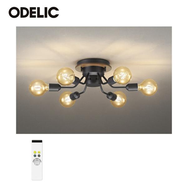 ODELIC SH7011LDR LEDスタンドシャンデリア 30Wx6灯相当 リモコン付き オーデ...