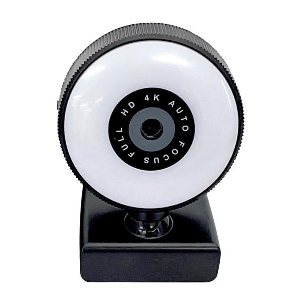 TRM-WCL4K WEBカメラ 4K UHD 800万画素  LEDライト ステレオマイク オート...