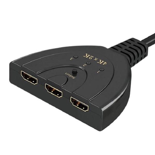 TR-HDM3 HDMI 切替器 3入力 1出力 4K セレクター スイッチャー 手動切替 簡単接続...