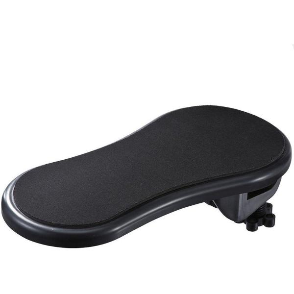 TR-WR001-BK 可動式 リストレスト アームレスト 肘置き クランプ式 可動式 オフィス デ...