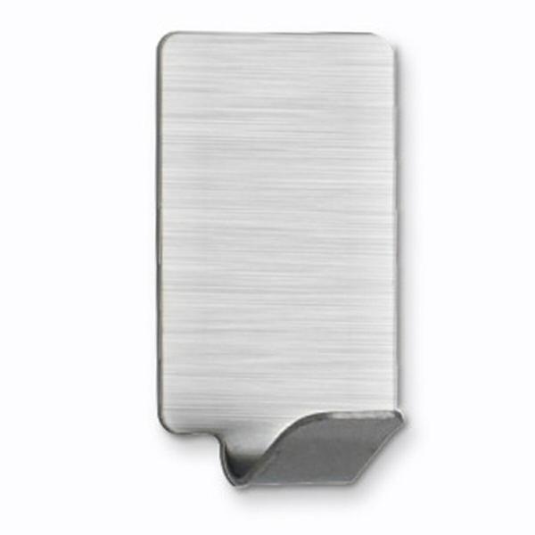 TR-KF003-B ステンレスフック 長方形 両面テープ 耐荷重5kg 吊り下げ 壁掛け 穴あけ不...