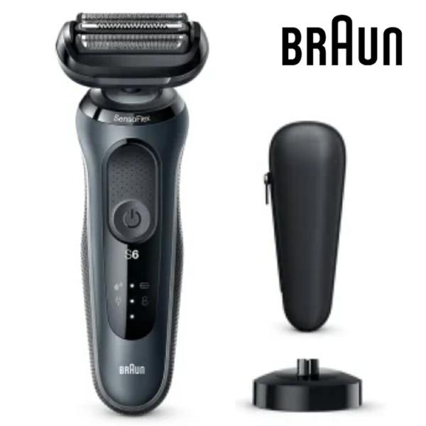 BRAUN 60-N4000cs シリーズ6 充電式 シェーバー 肌にやさしい 深剃りブラック Se...