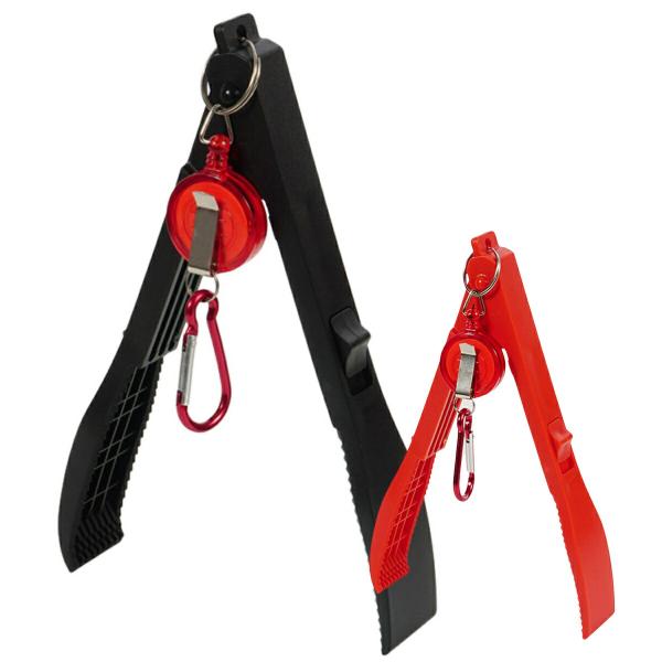 TR-TOG001 フィッシュ用トング カラビナ付 ロック可能　最大開口幅13cm 釣り アウトドア...