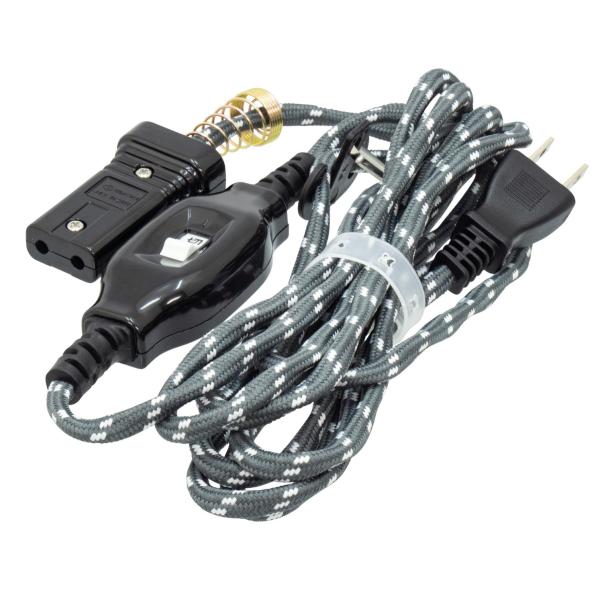 TR-SSK-3000GW こたつコード 3m 7A 125V 中間スイッチ付 コンセント こたつ ...