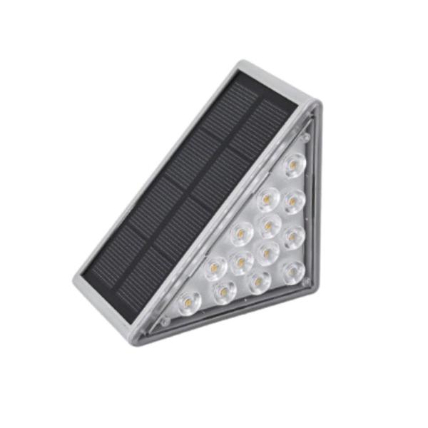 TR-SGL005-W 階段を照らすソーラーライト 2個セット 昼白色 LED 太陽光 ソーラー 屋...