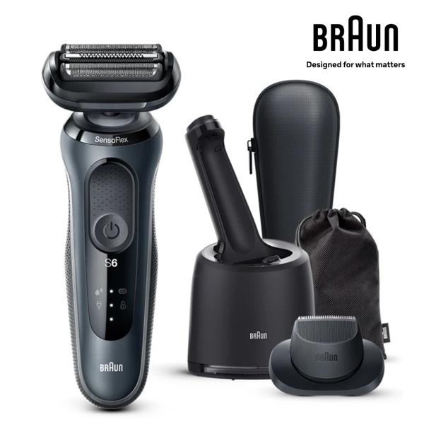 BRAUN 61-N7200CC-V 密着シリーズ6 シェーバー アルコール洗浄 風呂剃り シェーバ...