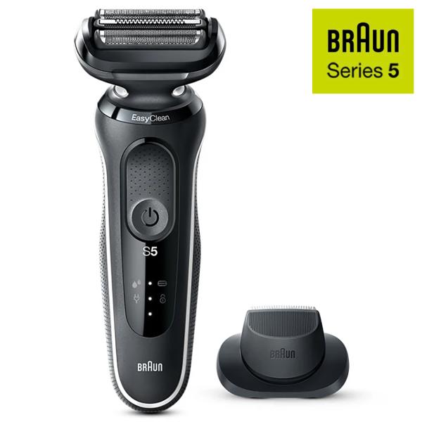 BRAUN 51-W1200S 密着 シリーズ5 充電式 シェーバー 3枚刃 密着ブレード 深剃り ...