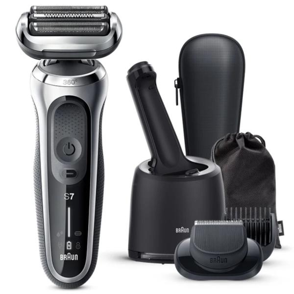 BRAUN 密着シリーズ7 シェーバー 71-S7500cc-V ヒゲトリマー アルコール 風呂剃り...