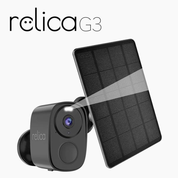 SREE RL120C ソーラーチャージ モバイルスマートカメラ relica G3 Wi-Fi対応...