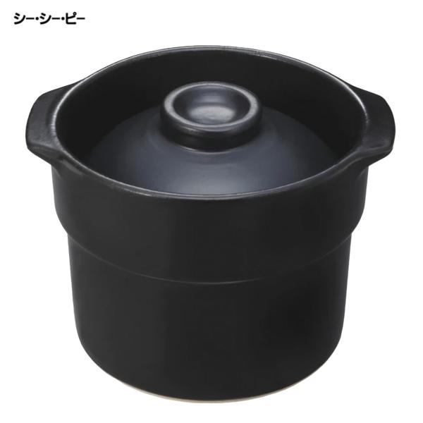 CCP 電子レンジ調理土鍋 BF-DN97-BK TETTORI 直火調理 電子レンジ 炊飯 煮る ...