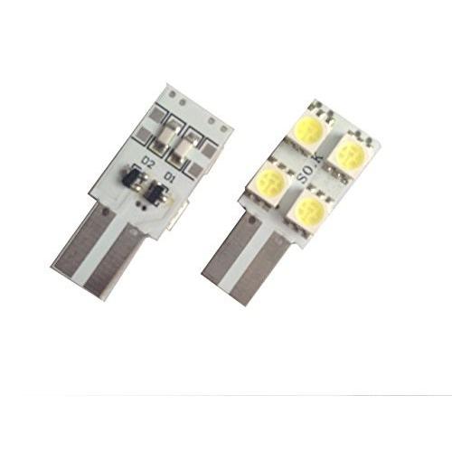 4連 高輝度 LEDバルブ 2個セット 白色 ポジションランプ 送料無料