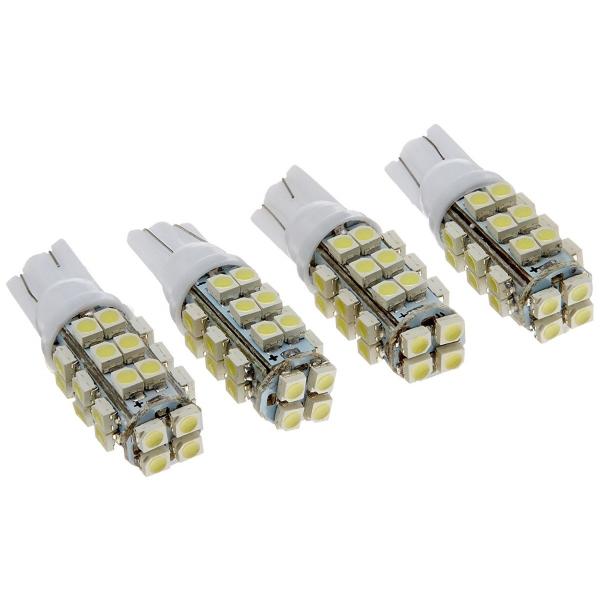 SMD 28連 T10 ウェッジ球 4個セット ホワイトルームランプ  超高輝度 LED 送料無料