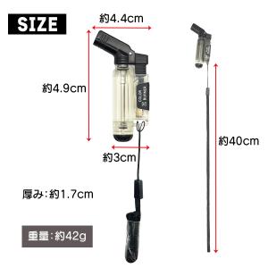 ターボライター 着火用ライター ガス詰替え可 ...の詳細画像4