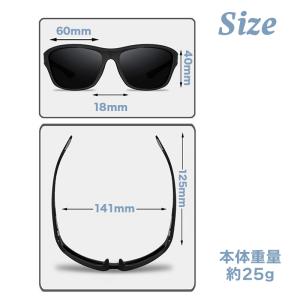 サングラス 夜間用 イエローレンズ 偏光サング...の詳細画像4