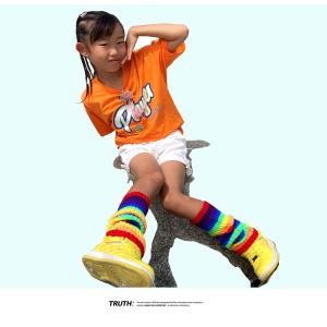 カラフルレッグウォーマー ダンス衣装 小物 キ...の詳細画像4
