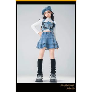 ダンス衣装 セットアップ ガールズ ヒップホッ...の詳細画像2