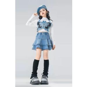 ダンス衣装 セットアップ ガールズ ヒップホッ...の詳細画像3