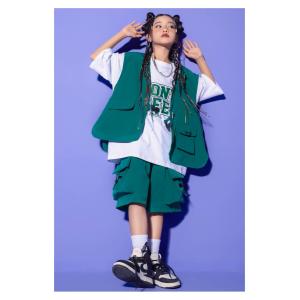 ヒップホップ ダンス衣装 セットアップ フィッ...の詳細画像1
