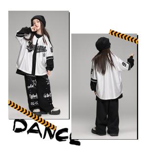 ベースボールシャツ ダンス衣装 キッズ ヒップ...の詳細画像3