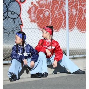 ダンス衣装 キッズ トップス ヒップホップ フ...の詳細画像2