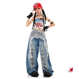 ヒップホップ ダンス衣装 ガールズ K-POP...の詳細画像1