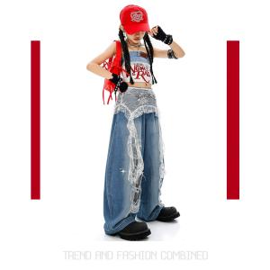 ヒップホップ ダンス衣装 ガールズ K-POP...の詳細画像3