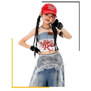 ヒップホップ ダンス衣装 ガールズ K-POP...の詳細画像5