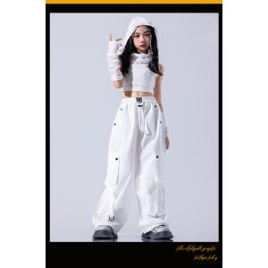 ヒップホップ ダンス衣装 ガールズ K-POP...の詳細画像2