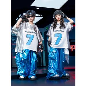 キッズダンス衣装 セットアップ 派手 キラキラ...の詳細画像2