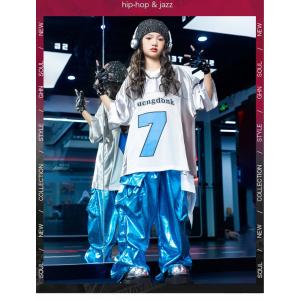 キッズダンス衣装 セットアップ 派手 キラキラ...の詳細画像5