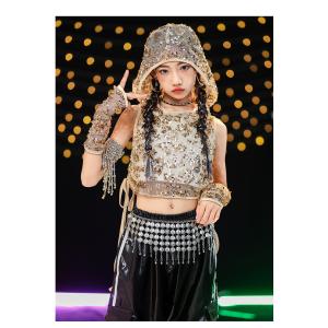 ダンス衣装 キッズ セットアップ K-POP ...の詳細画像4