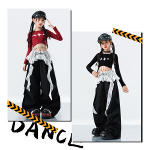ヒップホップ ダンス衣装 ガールズ K-POP...の詳細画像2