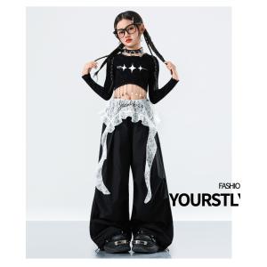 ヒップホップ ダンス衣装 ガールズ K-POP...の詳細画像4