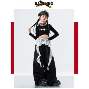 ヒップホップ ダンス衣装 ガールズ K-POP...の詳細画像5