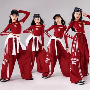 ヒップホップ ダンス衣装 ガールズ K-POP...の詳細画像1