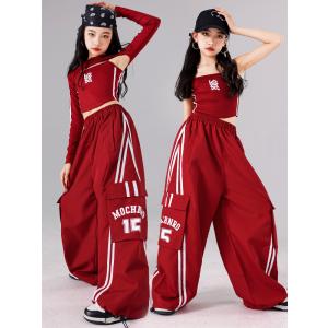 ヒップホップ ダンス衣装 ガールズ K-POP...の詳細画像3