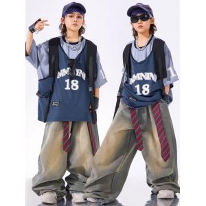 キッズダンス衣装 セットアップ ヒップホップ ...の詳細画像1