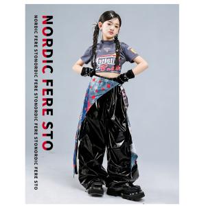 ヒップホップ 衣装 キッズダンス衣装 セットア...の詳細画像5