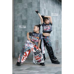 ヒップホップ 衣装 キッズダンス衣装 セットア...の詳細画像1