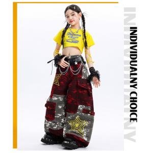 ダンス衣装 ガールズヒップホップ 衣装 セット...の詳細画像1