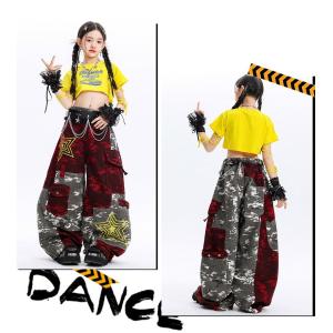 ダンス衣装 ガールズヒップホップ 衣装 セット...の詳細画像4
