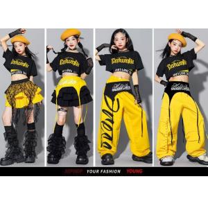 キッズダンス衣装 セットアップ ガールズ ヒッ...の詳細画像1