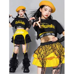 キッズダンス衣装 セットアップ ガールズ ヒッ...の詳細画像2
